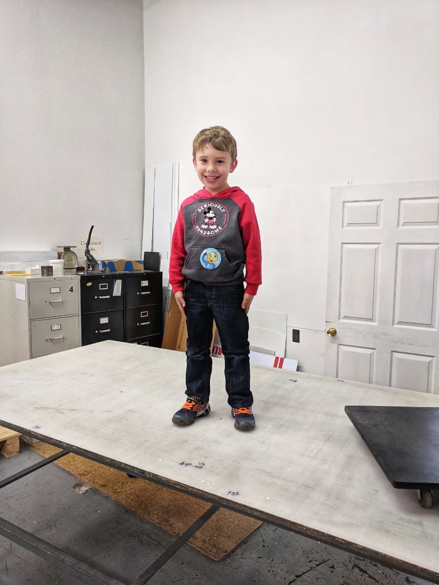 Legacy print work from the family shop